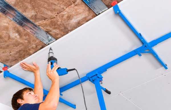 Как сделать красивый потолок из гипсокартона – инструкция от проектирования до монтажа